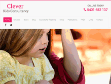 Tablet Screenshot of cleverkidsconsultancy.com